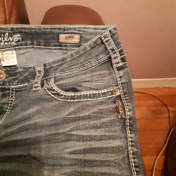 Silver boot cut jeans - Picture 6 of 10